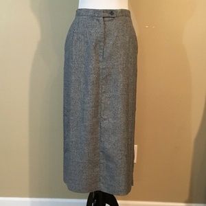 Kathie Lee  Long Skirt Gray